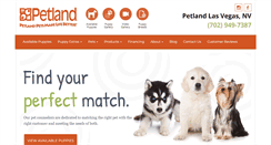 Desktop Screenshot of petlandlasvegas.com